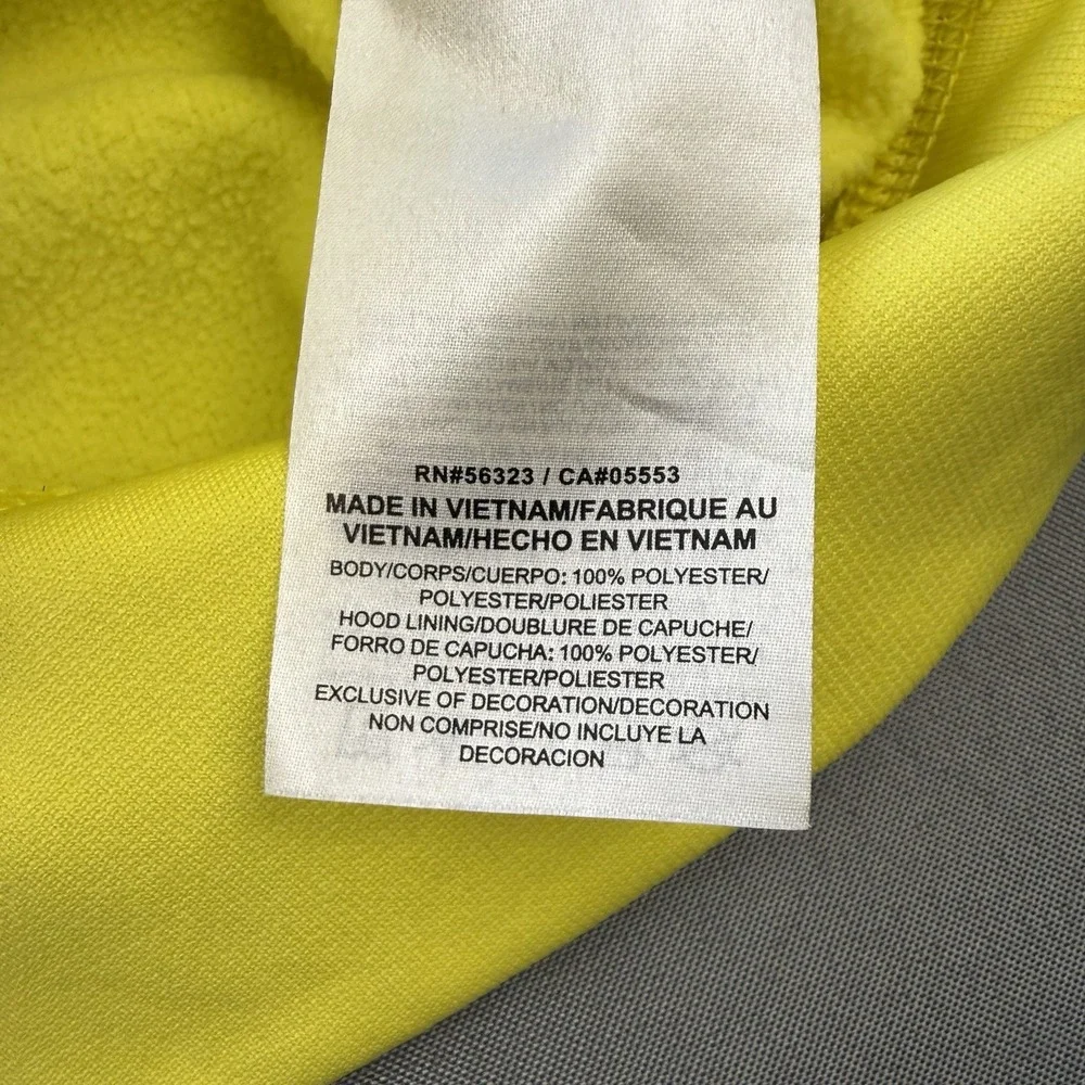NIKE Therma-Fit Pullover Hoodie Mens M Tennis‎ Ball Neon Yellow Sweatshirt